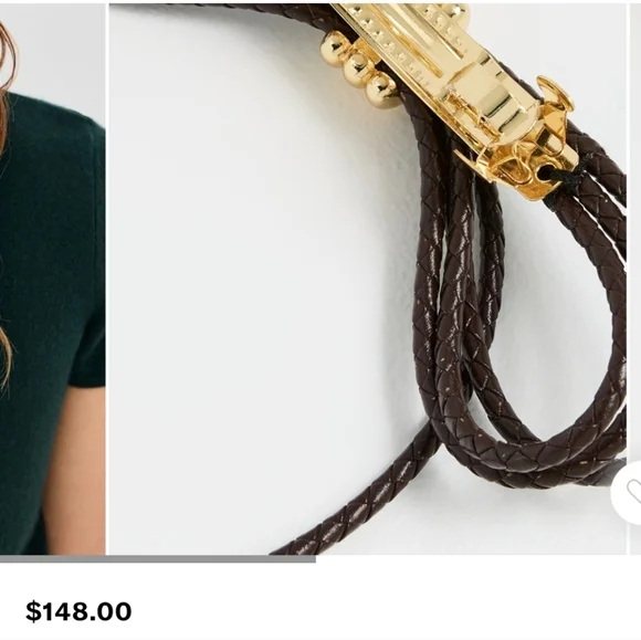 NWT Lelet NY Bently Braided Bow Hair Clip Barrette With Dust Bag - Picture 5 of 11